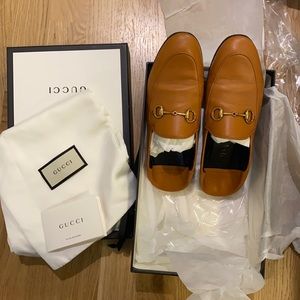 Gucci lambskin loafer size 38